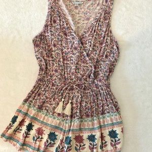 American Eagle Floral Romper